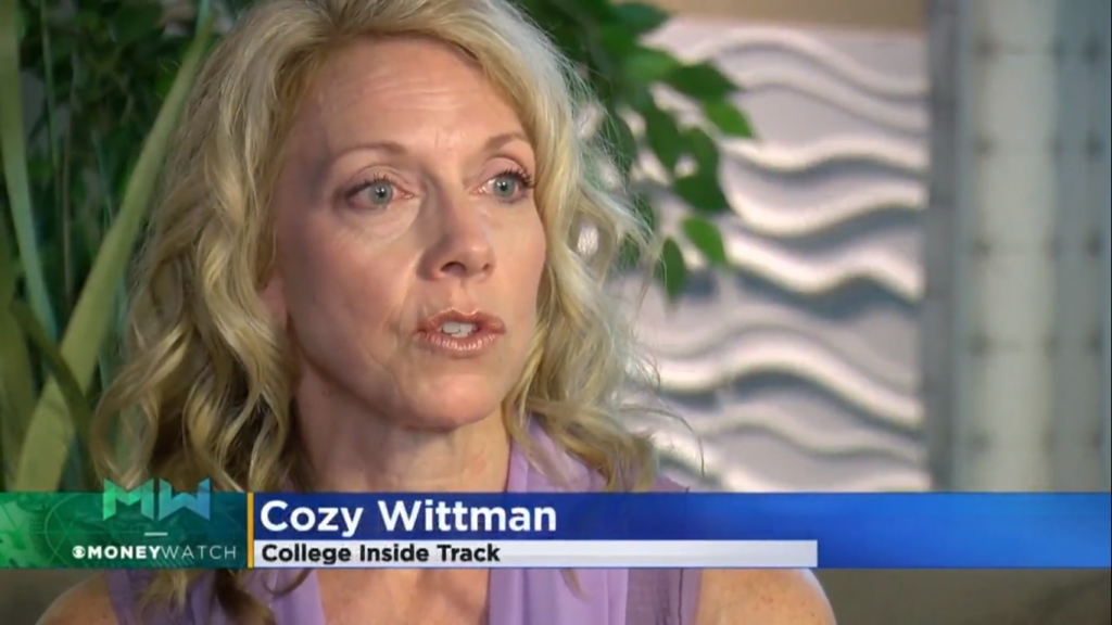 College Inside Track's Cozy Wittman on WCCO TV