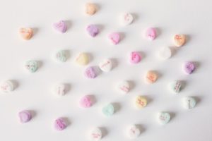 valentine candy hearts