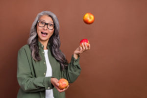 woman juggling