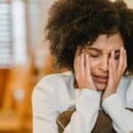 frustrated college student